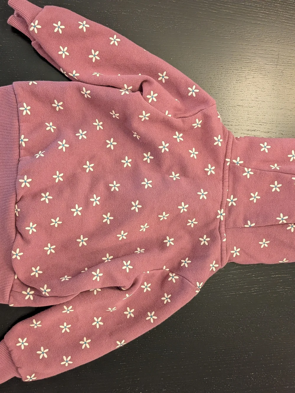 Carter's Purple Floral Zip Hoodie